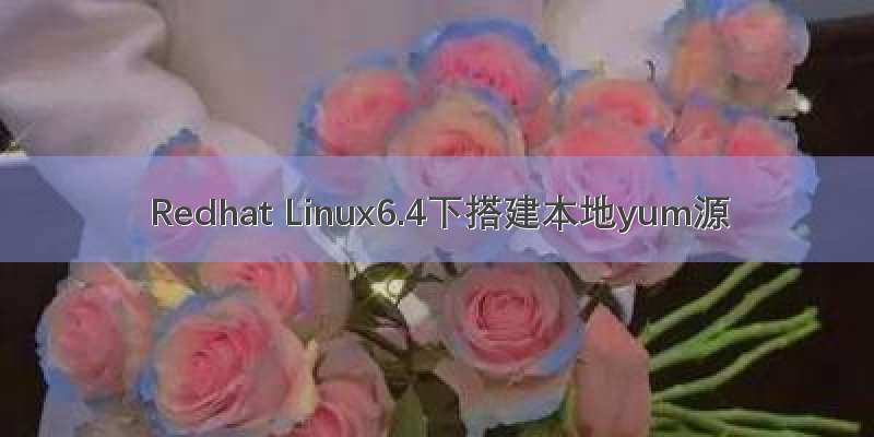 Redhat Linux6.4下搭建本地yum源