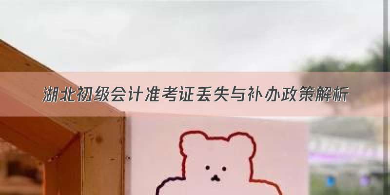 湖北初级会计准考证丢失与补办政策解析