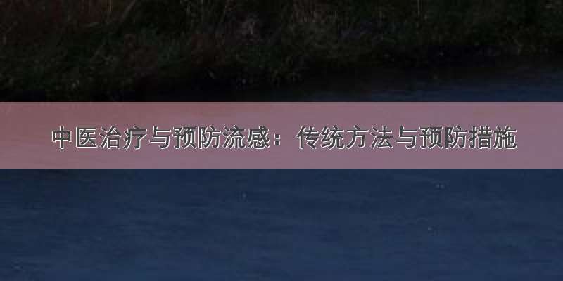 中医治疗与预防流感：传统方法与预防措施