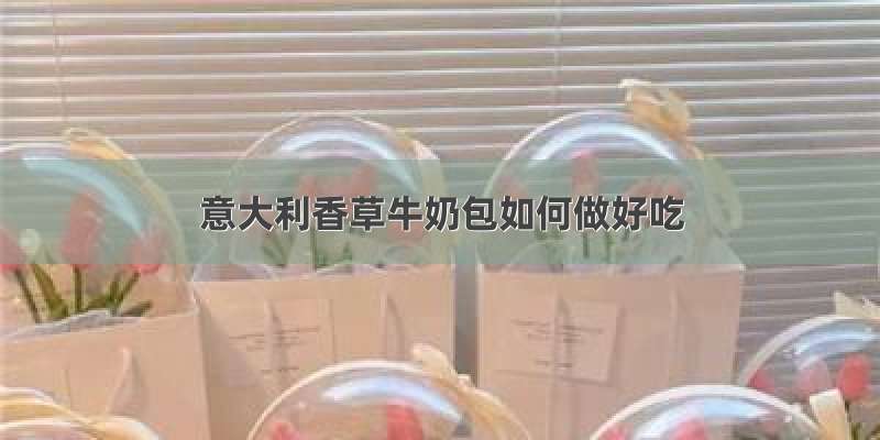 意大利香草牛奶包如何做好吃