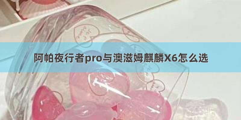 阿帕夜行者pro与澳滋姆麒麟X6怎么选